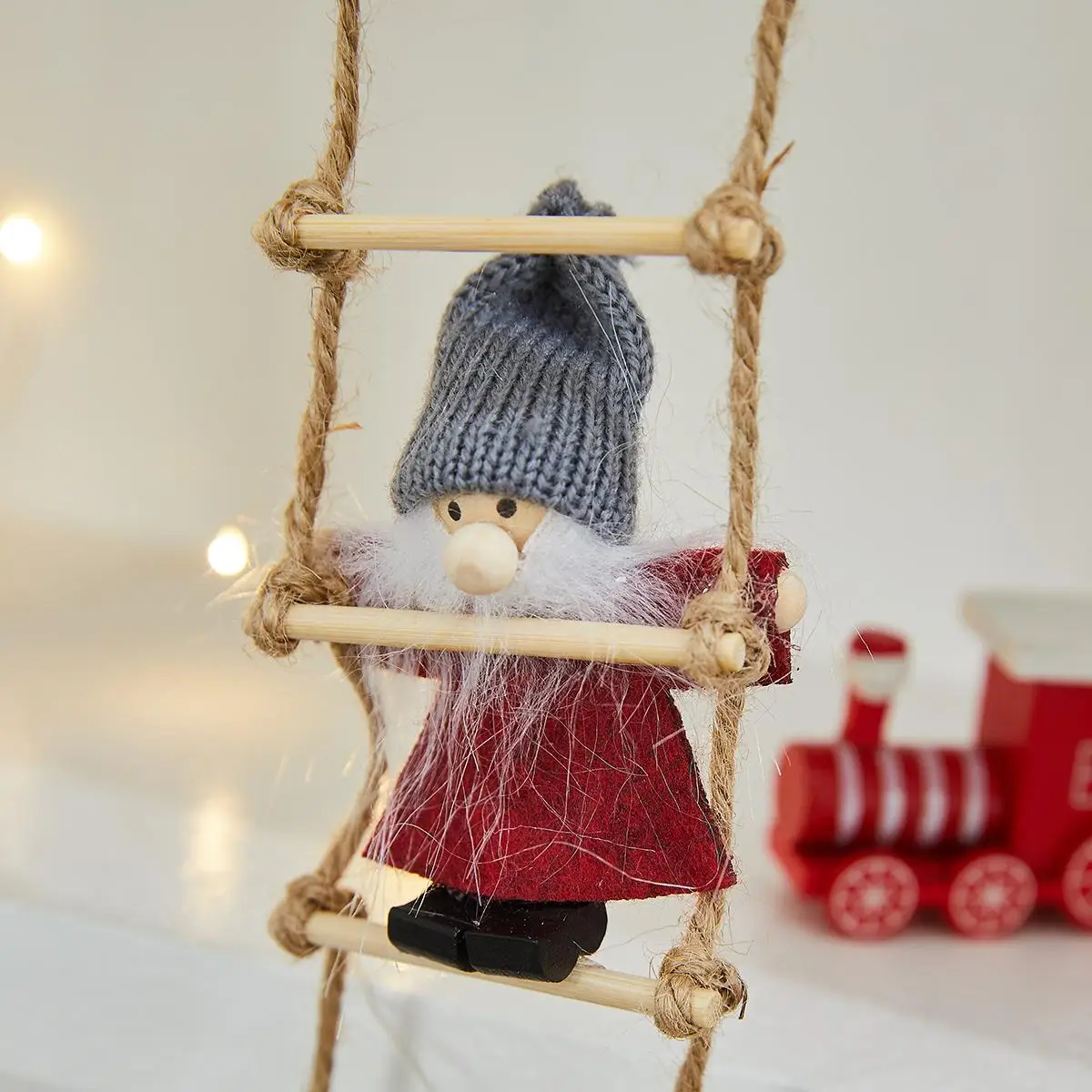 Christmas Decorations Climbing Ladders Santa Claus Snowman Scenes Decorative Pendants Tree Atmosphere |