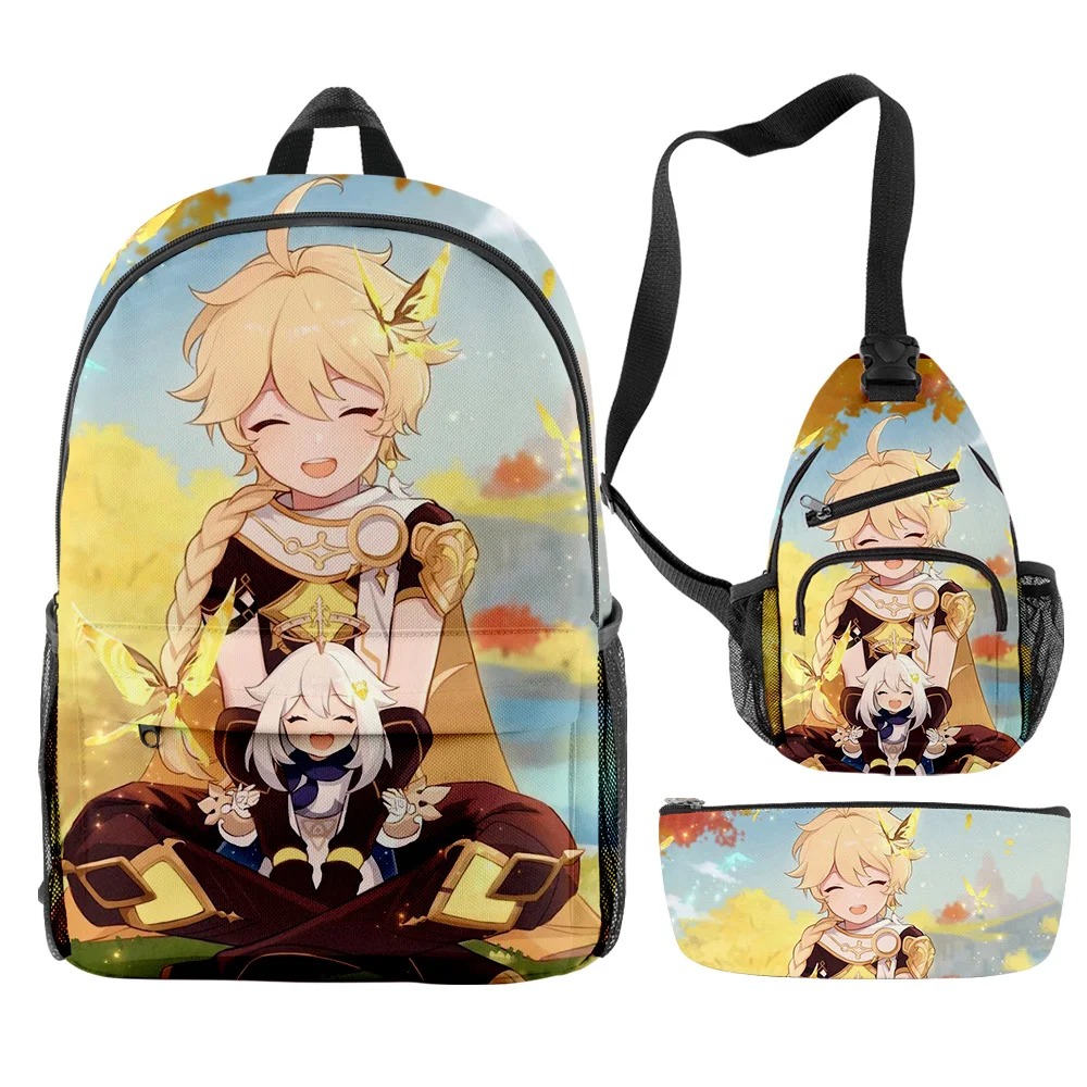 

3 шт./комплект, школьные ранцы для ноутбука и сумки