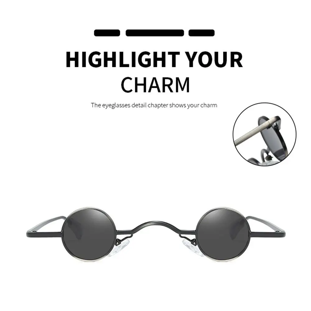 Солнцезащитные очки в круглой оправе для мужчин и женщин