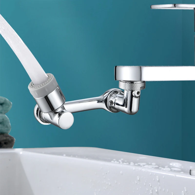 

Rotatable Multi-function Extension Faucet Universal Splash-proof Filter Faucet Full Copper Basin Splash Spout Extended Aerator