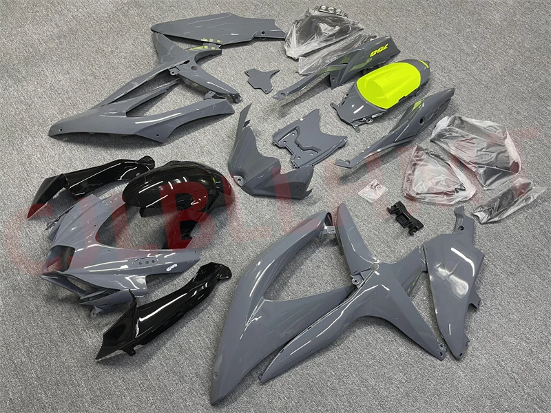 Фото Новый комплект обтекателей для мотоцикла ABS, подходит для GSXR600 750 08 09 10 GSXR 600 GSX-R750 K8 2008 2009 2010, комплект обтекателей серого цвета №2
