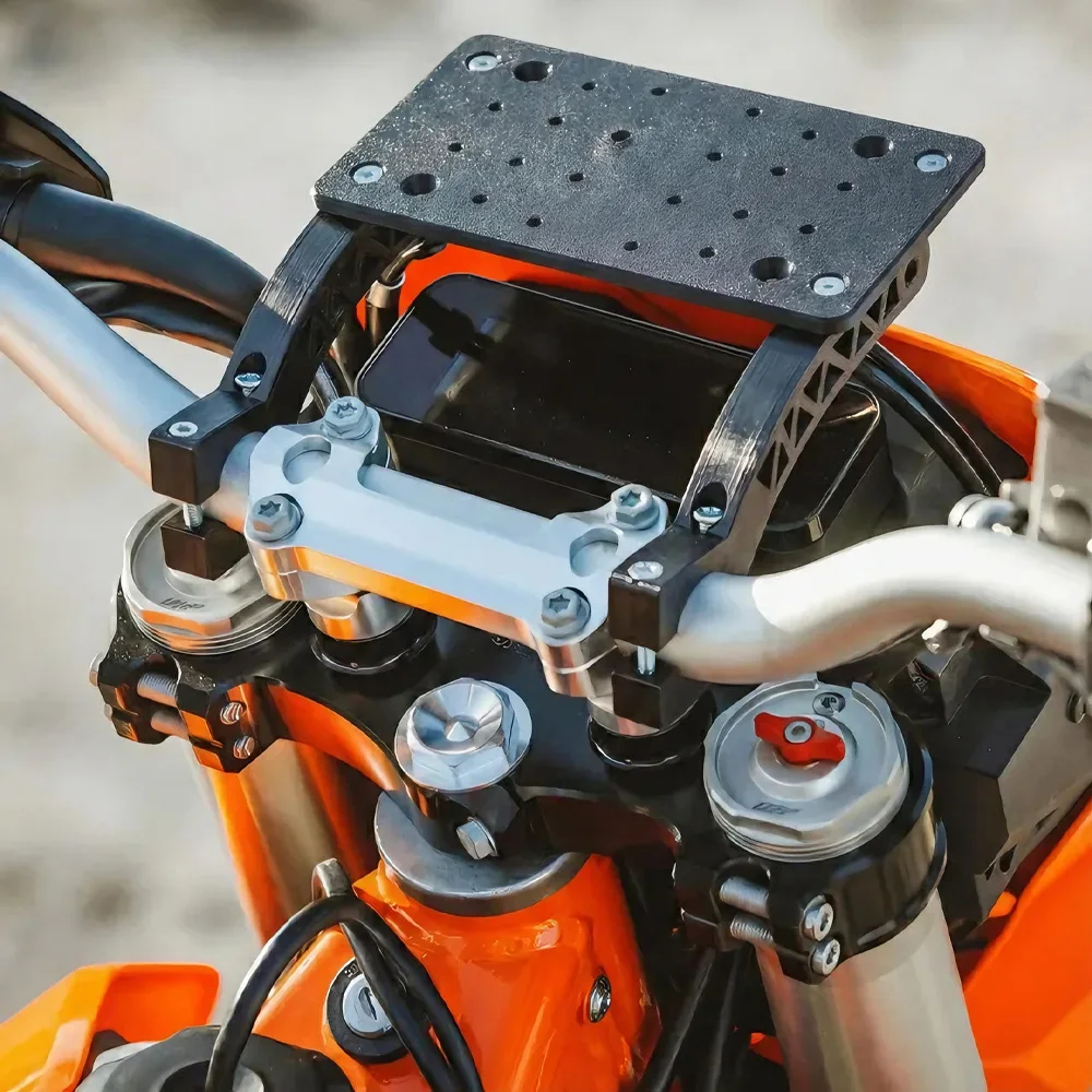 Фото Для Suzuki DR‑Z4S/M RM‑Z250 RM‑Z450, для KTM 690 390 125 Enduro R, GPS-кронштейн, универсальный держатель для мобильного телефона на руль мотоцикла №2