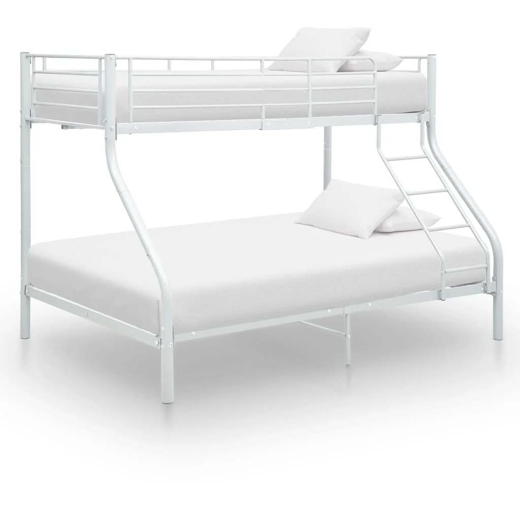 

Bed Frame, Metal Bed, Bedroom Furniture White 140x200 cm/90x200 cm