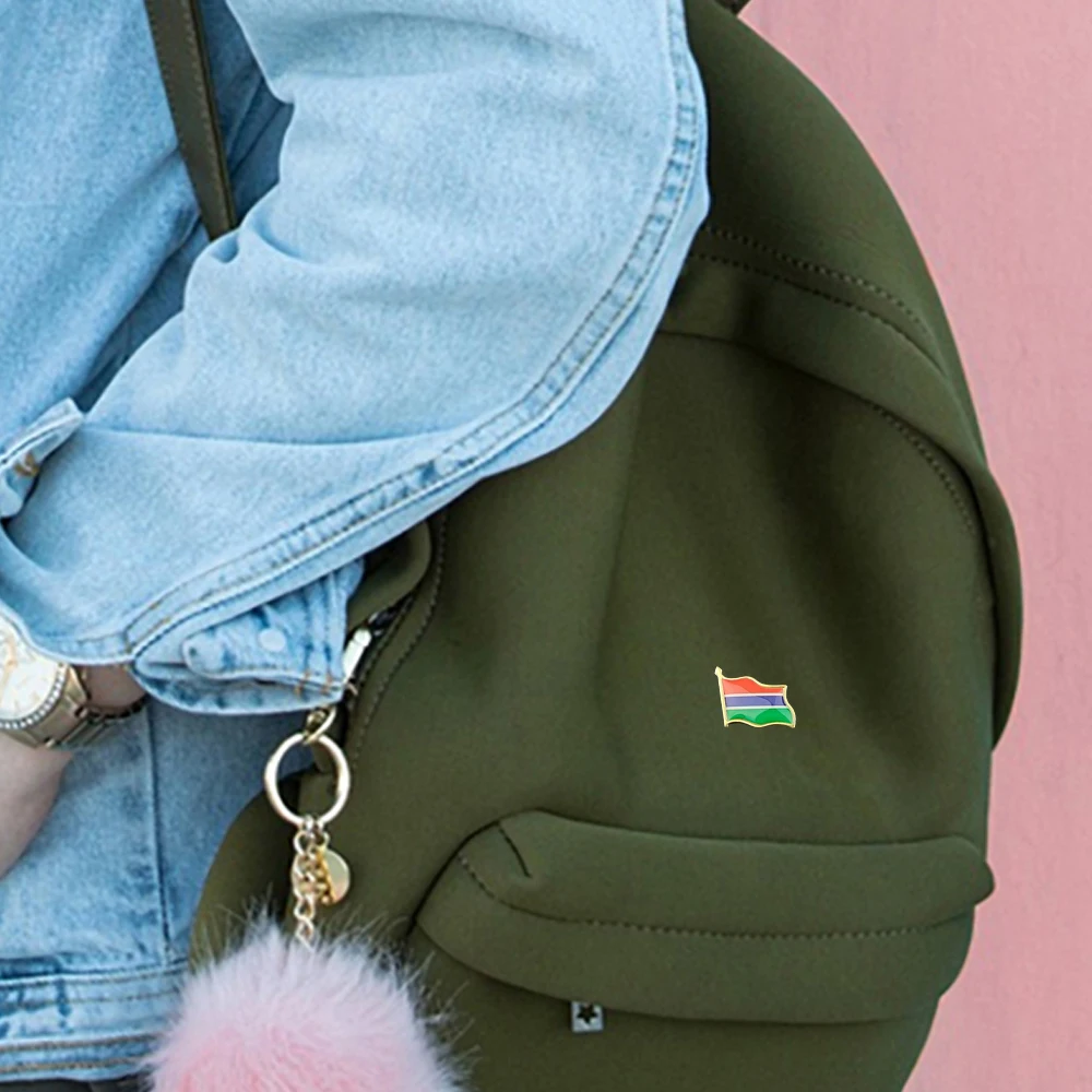 Государственная эмблема Республики Гамбия африканской страны металлический