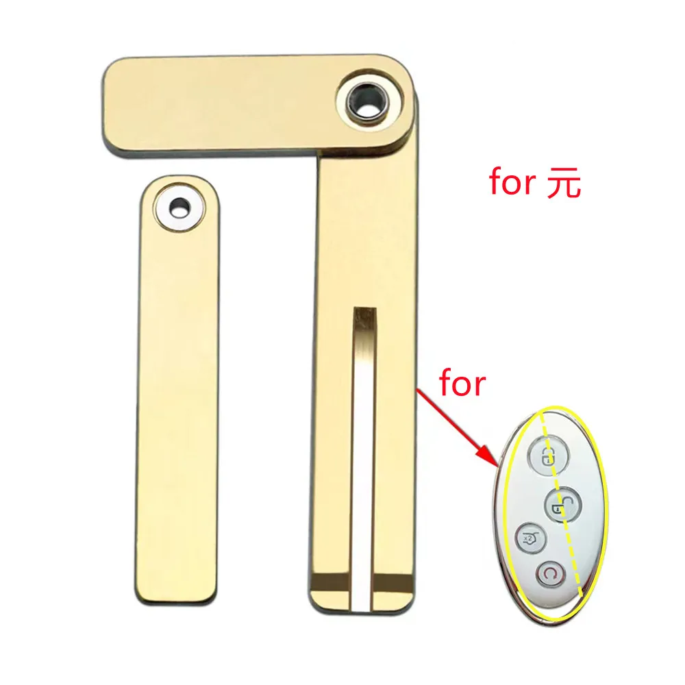

10 шт./лот, автомобильный аварийный смарт-вставка, замена лезвия для смарт-карты BYD, дистанционный ключ