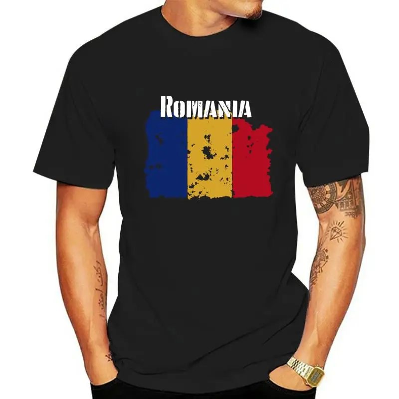 

Футболка с флагом Румынии, футболка, топ, Карта города, Стальная корона, хорошая трикотажная одежда