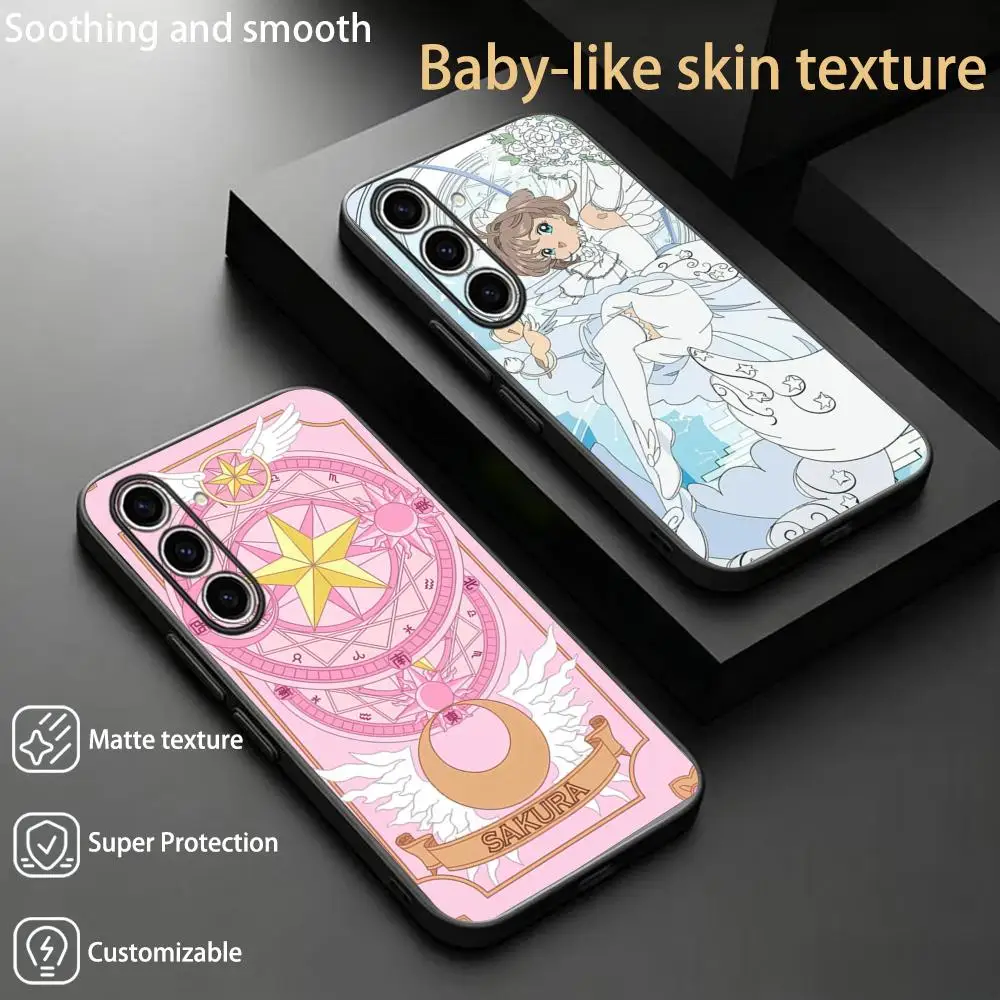 Фото Классический чехол для телефона с изображением Сакуры для Samsung Galaxy S26 S25 S24 S23 S22 S21 Plus Ultra Note20, мягкий, черный №1