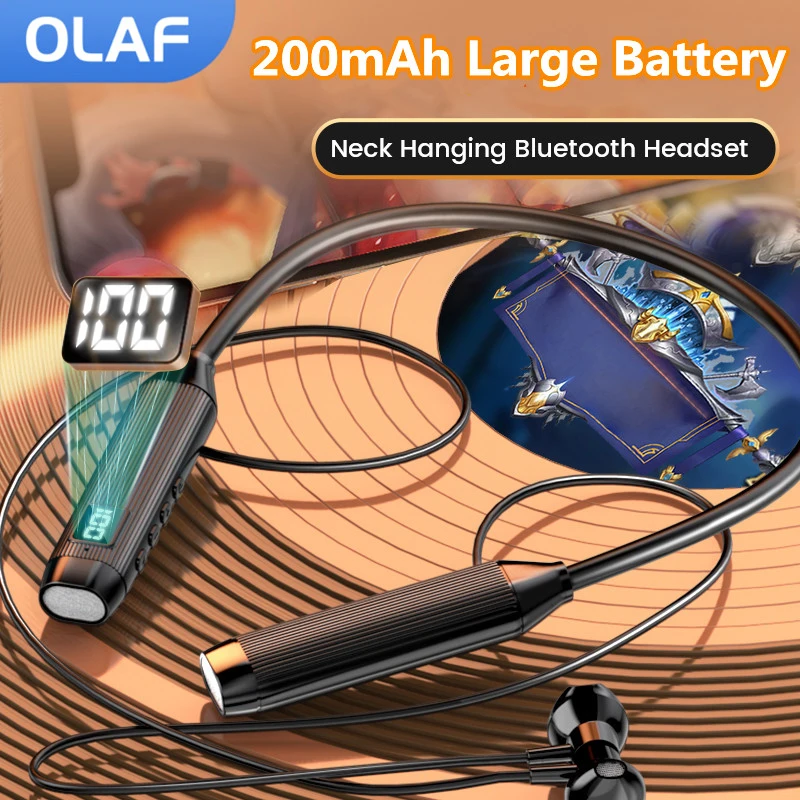 

Беспроводные наушники OLAF 200 мАч TWS Fone Bluetooth наушники с микрофоном магнитные спортивные наушники для бега Водонепроницаемая гарнитура для ге...