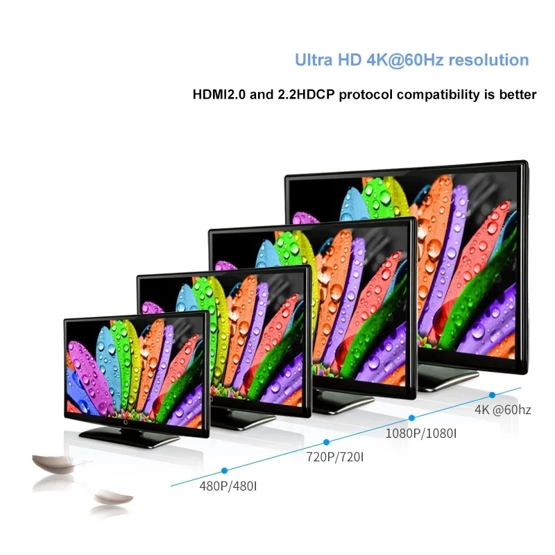 4K HDMI истинный матричный коммутатор 4x2 2x4 2x2 матричный HDMI переключатель разделитель 2 в 4 выход с оптическим & RL аудио экстрактор Dolby HDCP2.2 (art.: 3920c97889569) - 3920c97889569