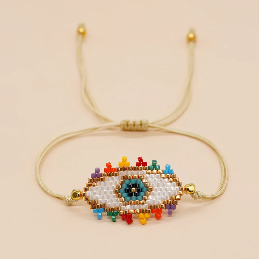 

YASTYT Turkish Evil Eye Bracelet For Women Greek Eye Pulsera Miyuki Beads Bracelets Jewelry Gift bracelet