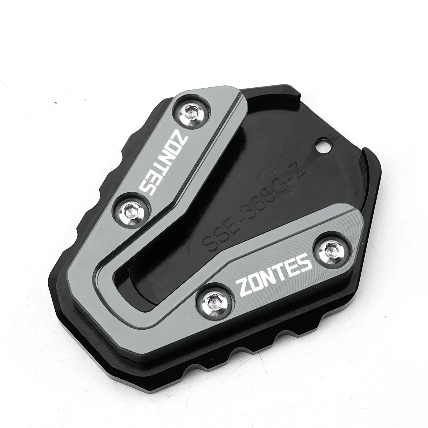 

Для ZONTES 368K 368E 368G 501G 368 G 2024 2025 2026 алюминиевая подставка для мотоцикла с ЧПУ, боковая подставка, удлинитель, увеличительная пластина