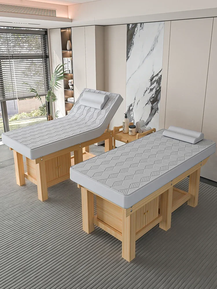 Деревянный тайский массажный стол для замеса татуировки ресниц лица спа