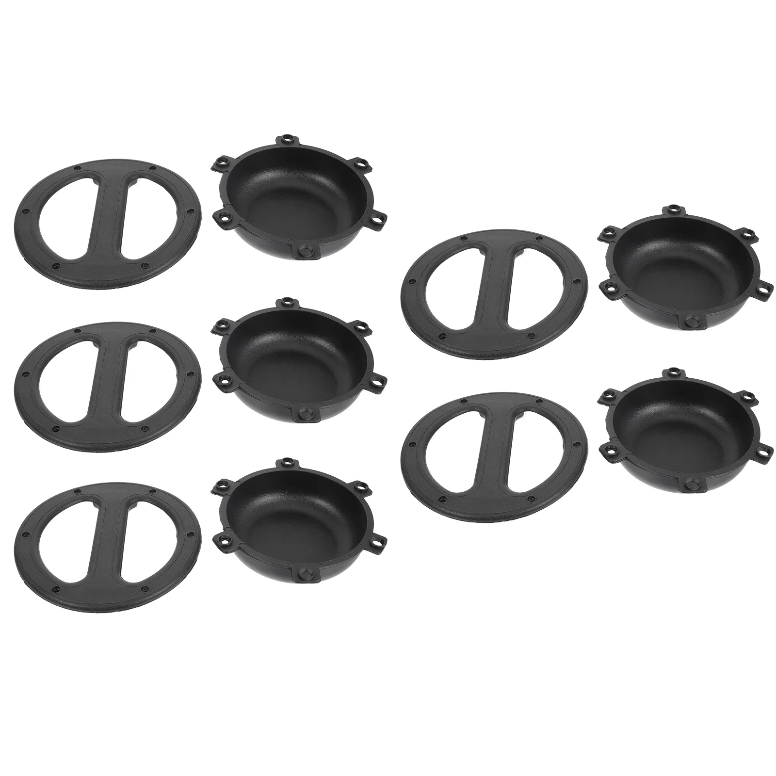 

5 Pcs Audio Accessories Speaker Handles Rug Grips Loudspeaker Cabinet Amplifier Round
