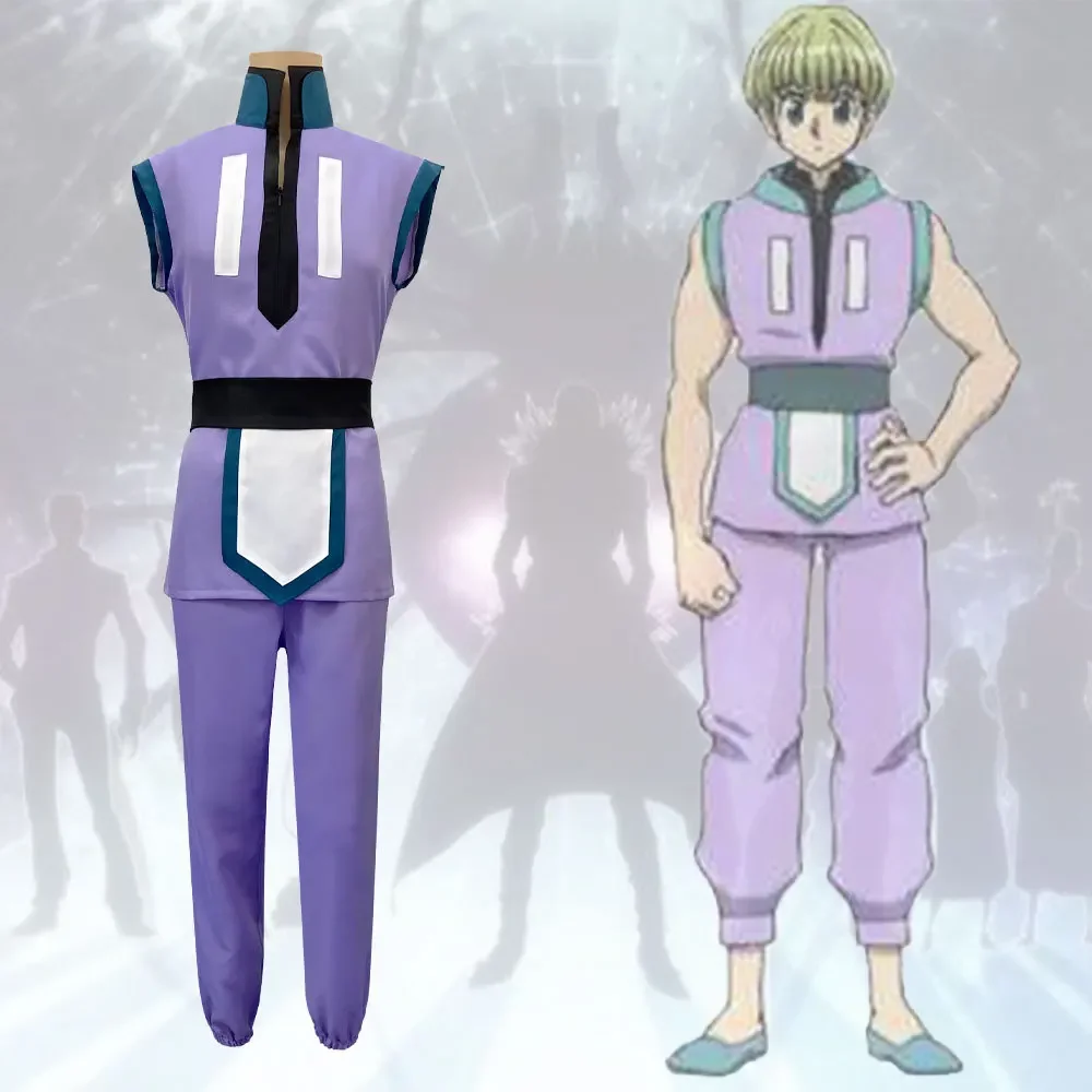 Anime Hunter X Shalnark Cosplay Costume Top Pants Halloween Party Carnival Outfit for Adult Uniform