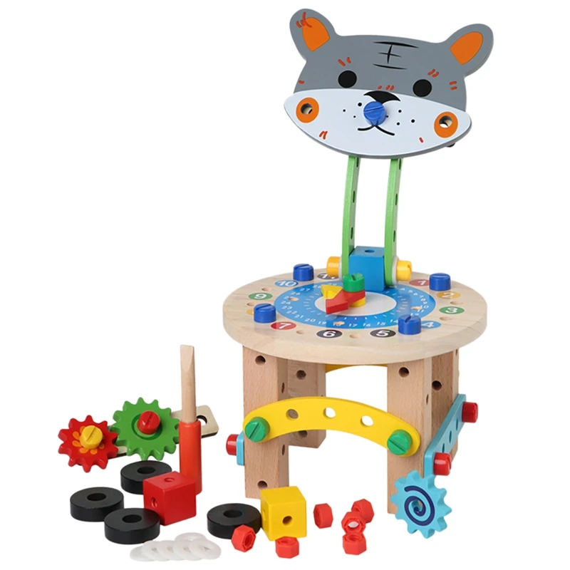 

Wood Multifunctional Combination Intelligence Toy Kids Early Education Toy Exercise Practical Ability Toys Kids Gift