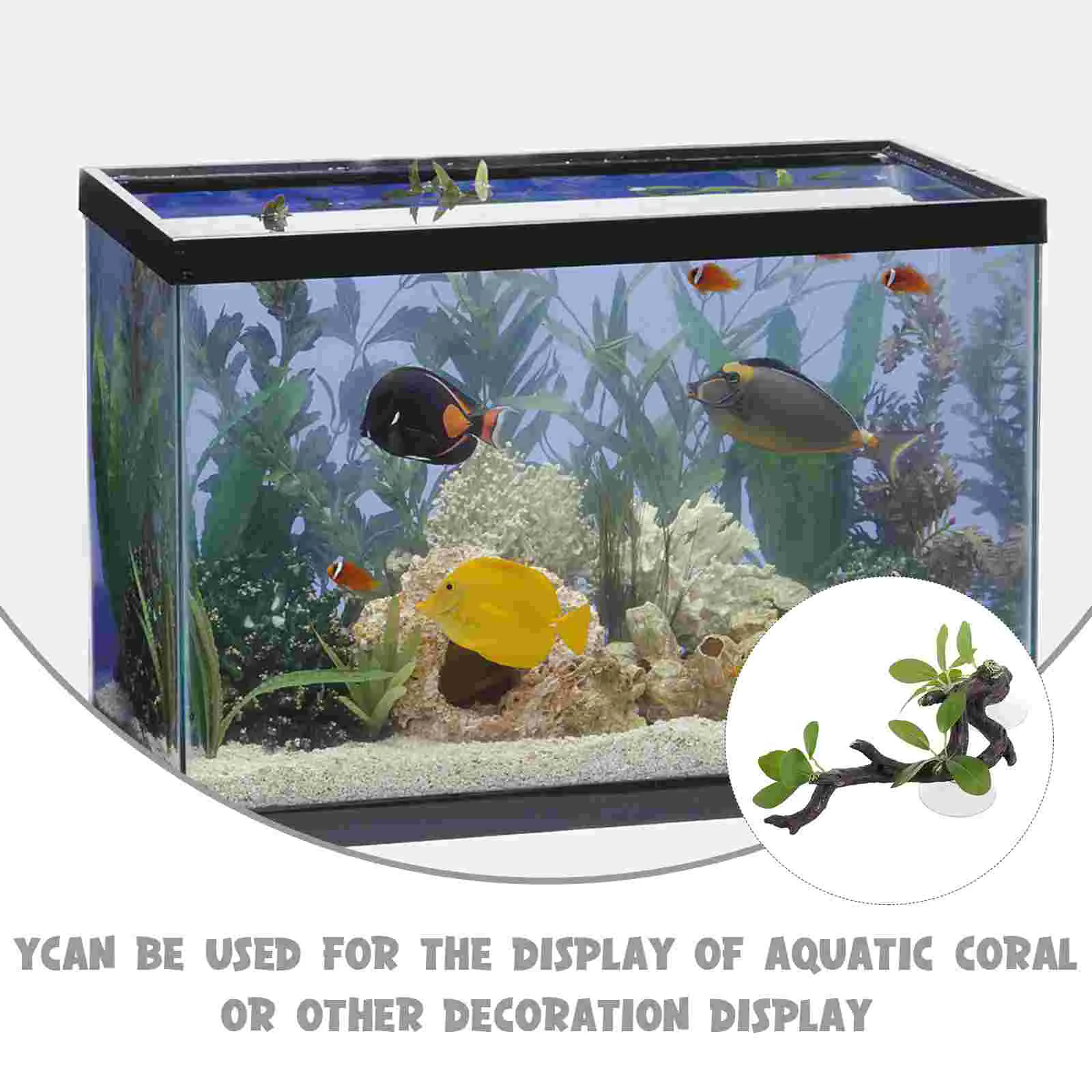 Имитация ветвей смолы аксессуары для аквариума-лягушки контейнер животных