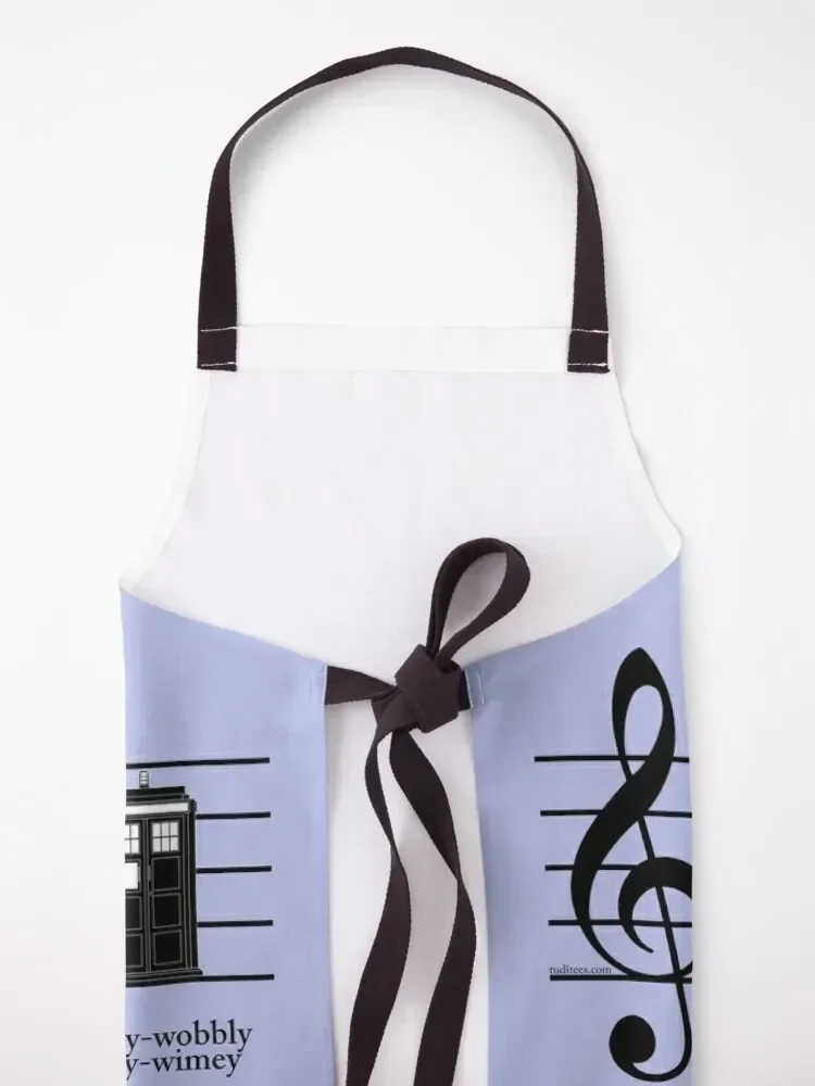Wibbly-wobbly timey-wimey Apron restaurant accessories Household Items