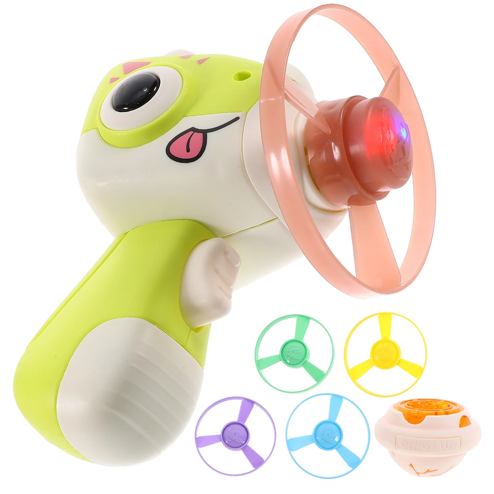 

Training Chasing Toy Interactive Kids Children Interesting Plaything Exercising Flying Disc Saucer Launcher Favor