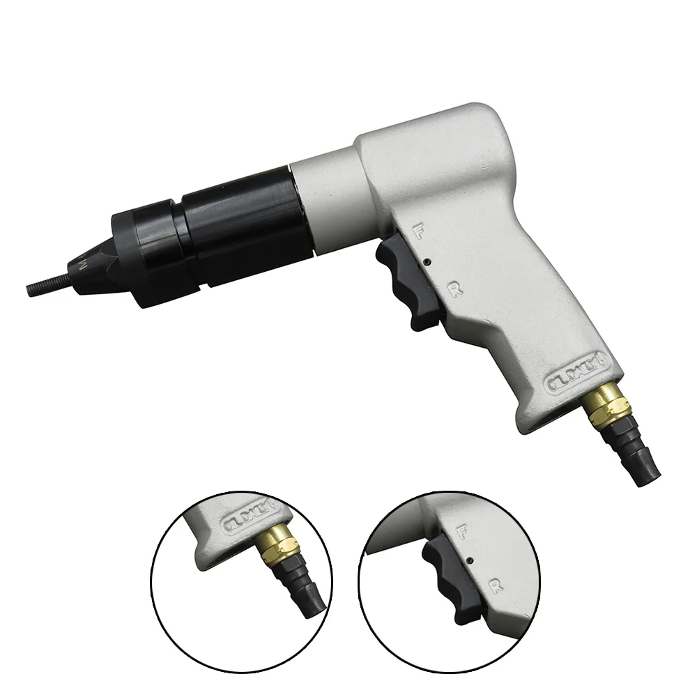 

M5 M6 Pneumatic Rivet Nut KP-7321 Self-Locking Head Type Insert Threaded Pull Setter Riveters Riveting Nuts 1000rpm Rivnut Tool
