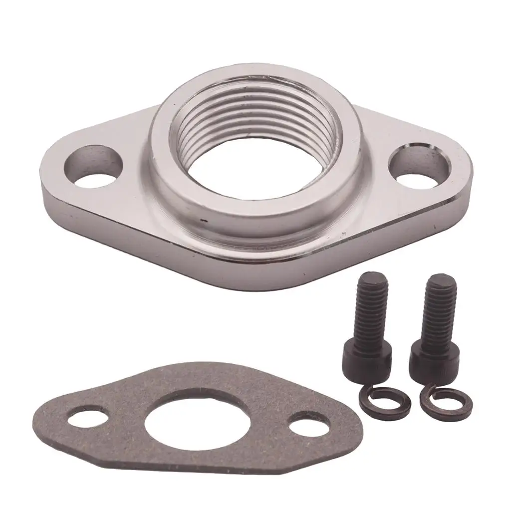 

Billet Turbo Oil Drain Return Flange for T3 T4 GT40 T04B T04 M8 Holes