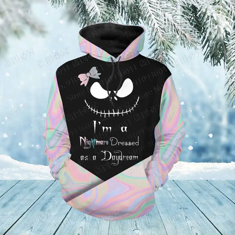 Джек Скеллингтон Кошмар перед Рождеством для мужчин/женщин/детей 3D принт Диснея