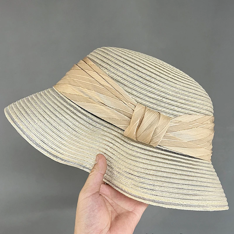 MAXSITI U летняя дышащая Солнцезащитная шляпа Sombreros для женщин Складная пляжная шляпа в рыбацком стиле черная соломенная шляпа Панама Кепка (art.: 3920c4d97bdbf) - 3920c4d97bdbf