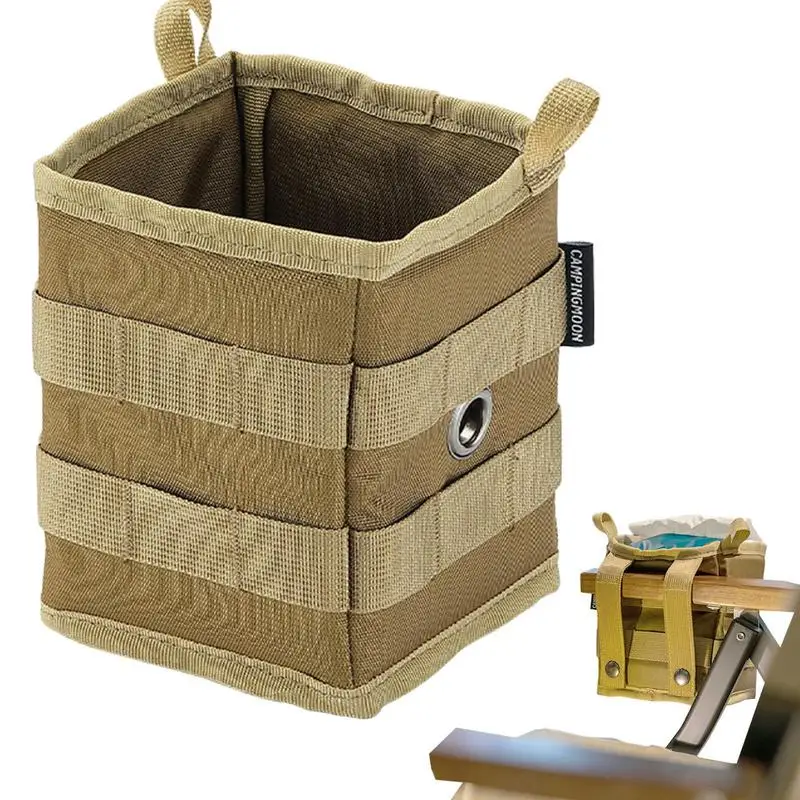 

Сумка на подлокотник стула, боковой органайзер для кемпинга, износостойкий холщовый подвесной мешок на кресло для отдыха на открытом воздухе и пикника