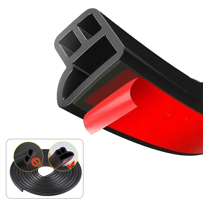 

Automobile Door Sealing Strip, Sound iInsulation Strip, Double-layer Thickened general Car Dust-proof Modified Rubber Strip