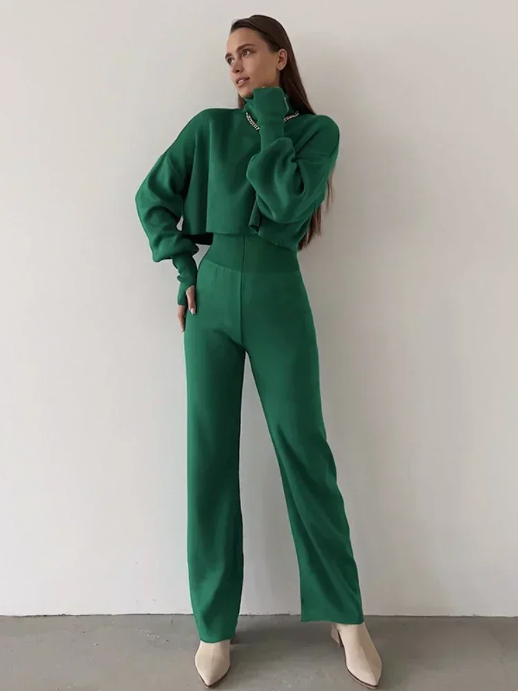 Новый зимний модный Женский вязаный