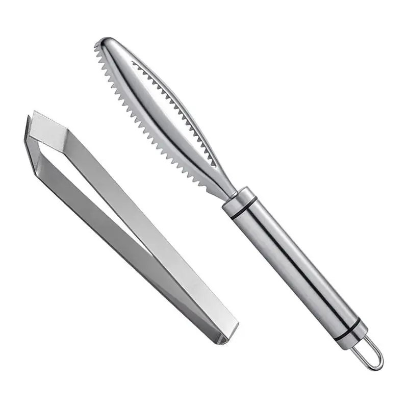 

Fish Scales Scraping Graters Remove Fish Cleaning Peeler Scraper Fish Bone Tweezers Stainless Steel Fishbone Clip Kitchen Tool