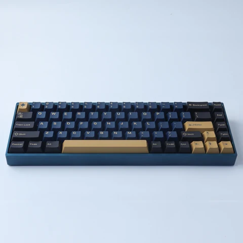 Колпачки для механической клавиатуры gmk Blue Samurai, 173 клавиш, ABS колпачки для клавиш, вишневый профиль, двойные колпачки для механической клавиатуры