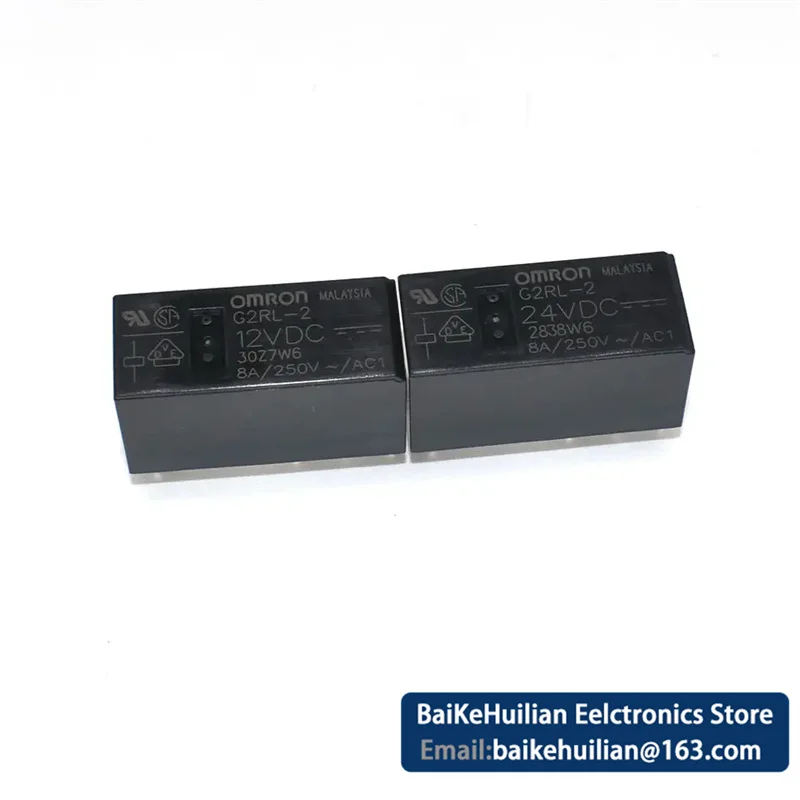 

(10pcs/lot)New original relay G2RL-2-24VDC G2RL-2-12VDC in stock 8-pin