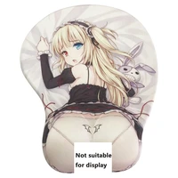 2b 3d hip soft mouse pads non slip 3d cute mouse pad anime sexy girl nier with wrist rest gaming mousepad mat for lol csgo 2622
