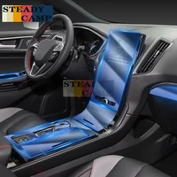 for ford edge stline 2019 2021 car interior center console transparent tpu protective film anti scratc repair film accessories