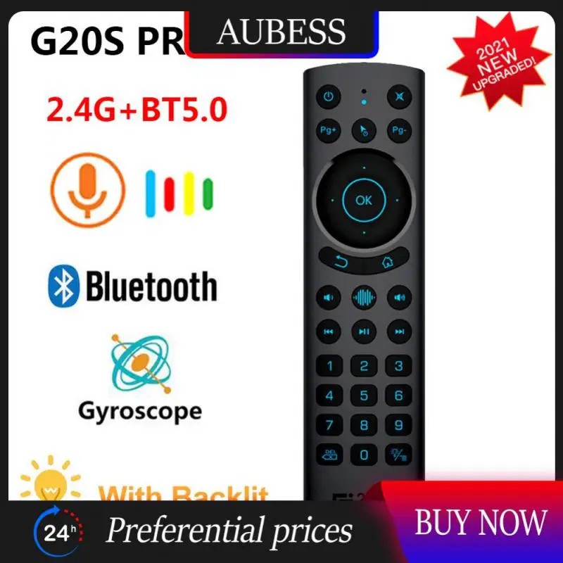 

L Bt5.0 Voice Remote Control High Quality Smart Voice Remote Control Smooth High Sensitive For Android Tv Box 2.4g Audio Device