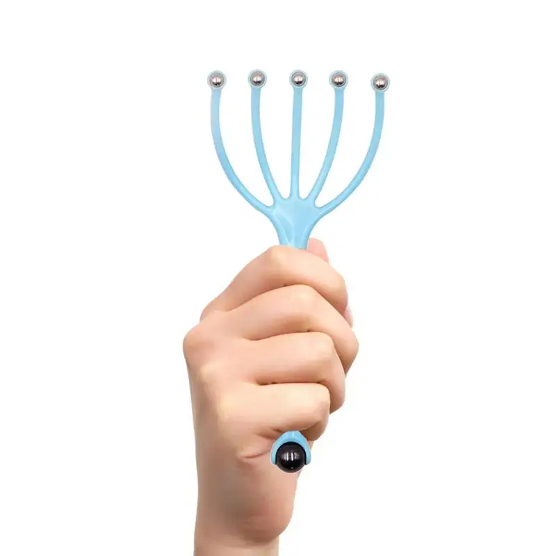 

Handheld Head Massager Scalp Massagers With 5 Roller Balls Portable Handheld Scalp Scratcher Head Massagers Hand Held SPA Scalp