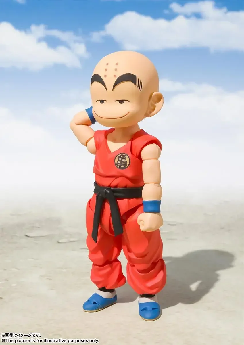 100% оригинальные Bandai Dragon Ball Sh Figuarts Shf Klilyn Krillin фигурки героев аниме-модель игрушки