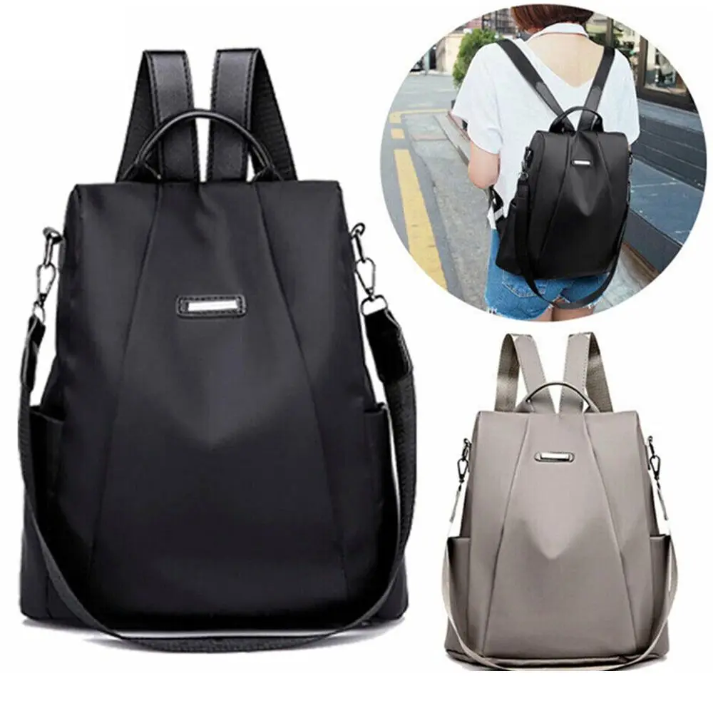 

Fashion Nylon Backpack For Women Men Anti-Theft Backpack Waterproof Rucksack Ladies School Shoulder Backpack Travel Satchel