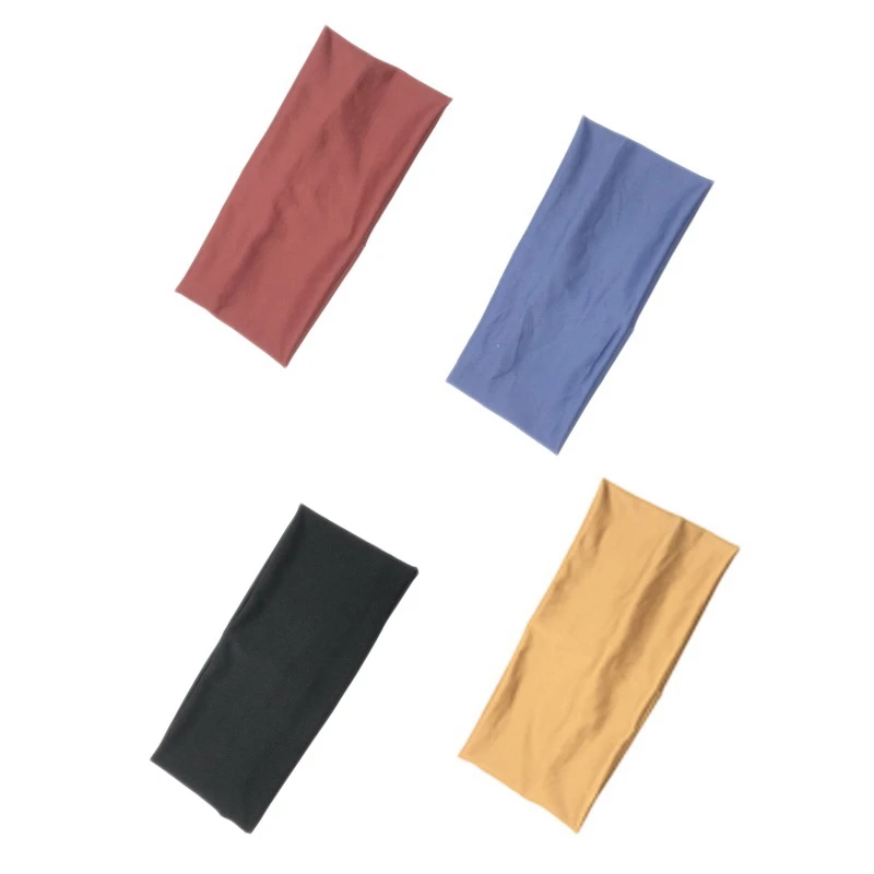 

4 Pack Wide Headbands For Women Yoga Sport Workout Running Headband Large Multi Yoga Hair Bands Accessories