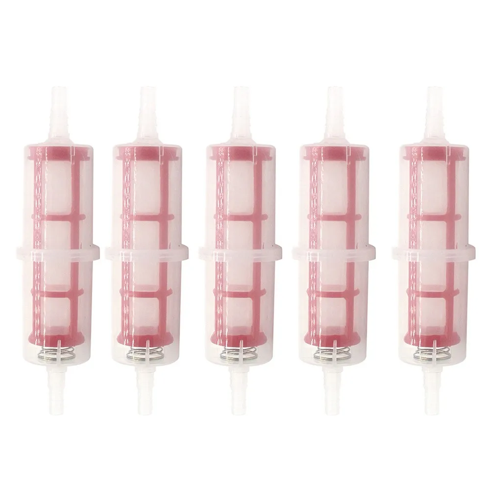 

5 X In-line Diesel Fuel Filters Universal Forklift Filter 8-10mm