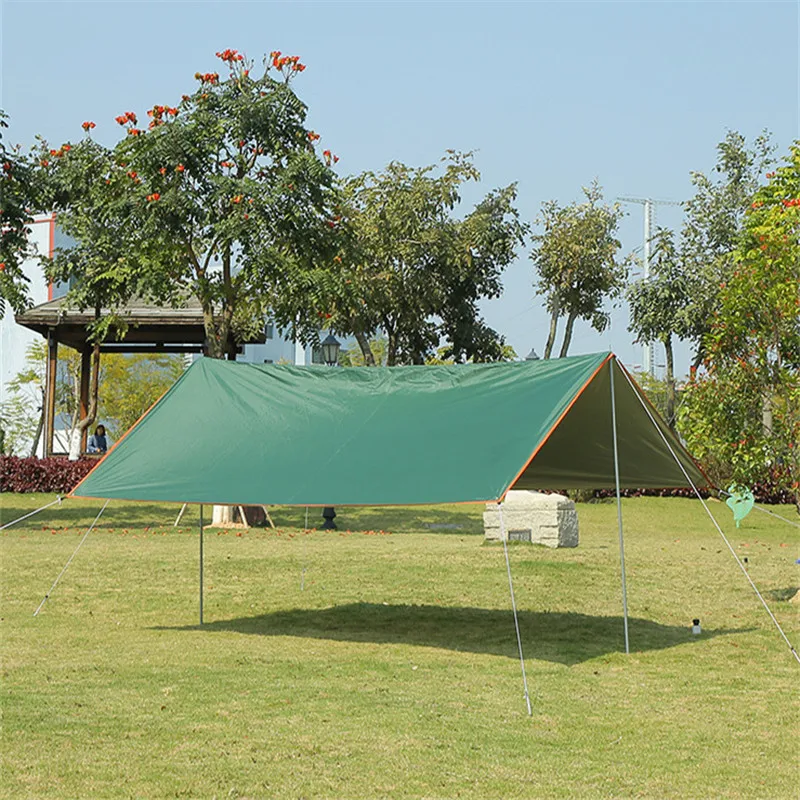 

5x3m 4x3m Awning Waterproof Tarp Tent Shade Ultralight Garden Canopy Sunshade Outdoor Camping Hammock Tourist Beach Sun Shelter