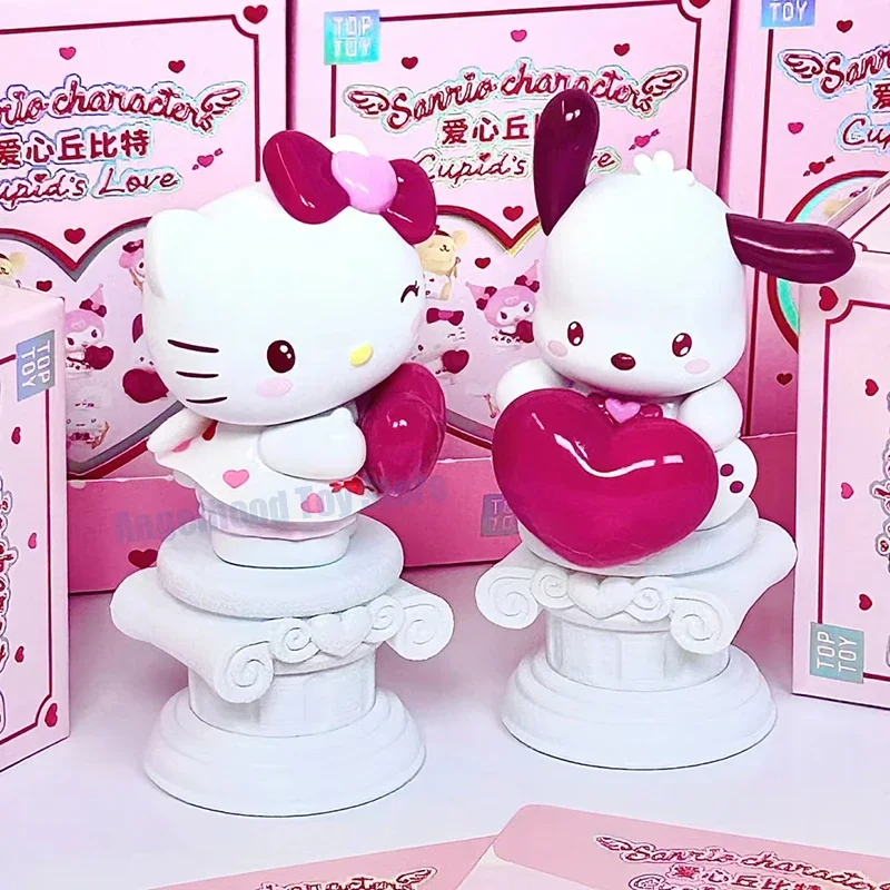 Фигурка Toptoy на День святого Валентина Love Cupid Series Pochacco Cinnamoroll Kuromi Melody Pompom Purin Hellokitty