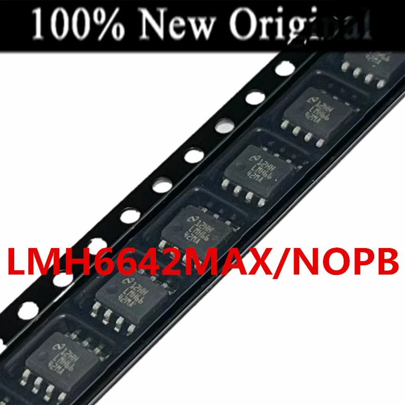 

5 шт./лот LMH6642MAX/NOPB LMH6642MAX LMH6642MA SOP-8 100% Новый оригинальный рельсовый выходной усилитель чип