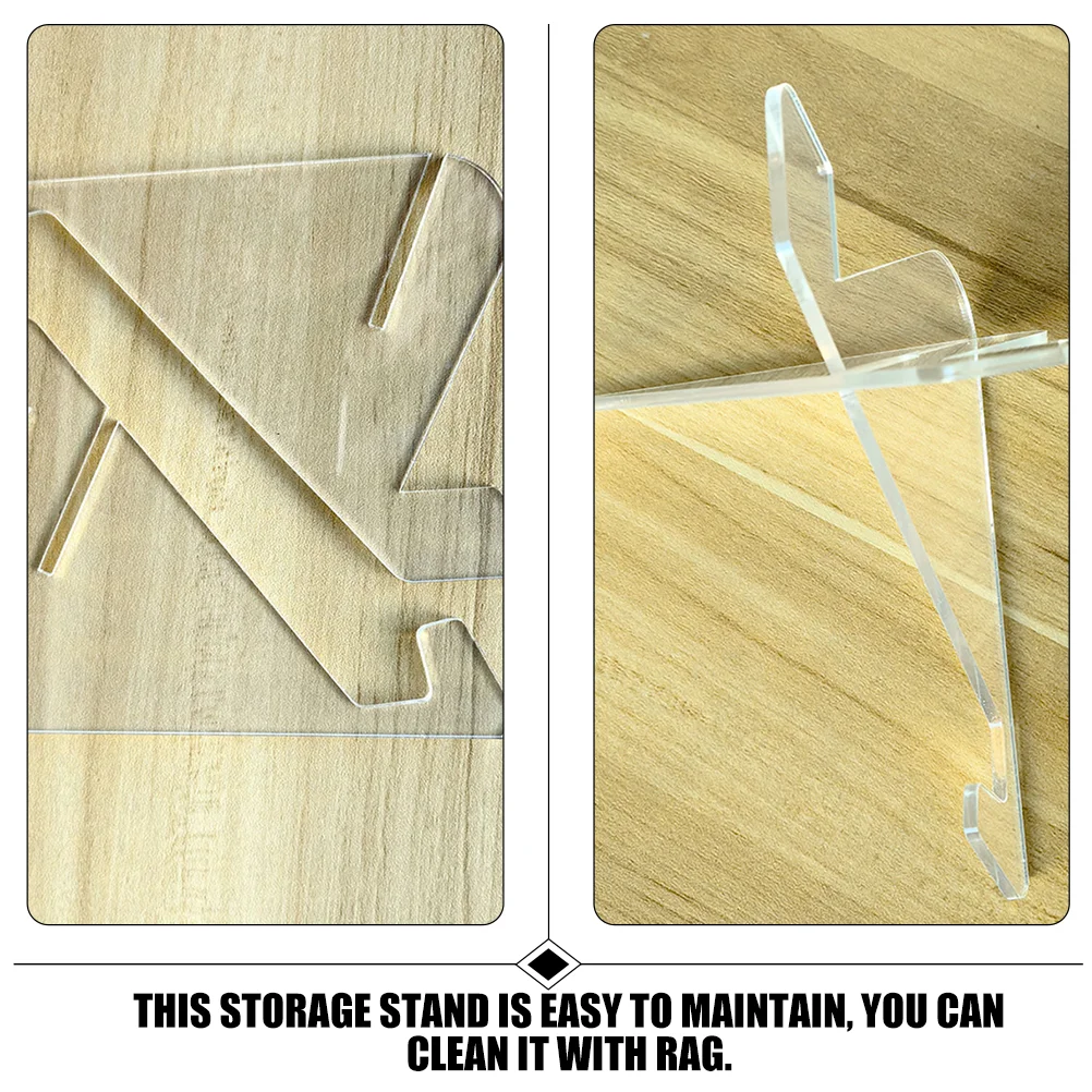 2 шт. простая прозрачная подставка настольная мольберт карты акриловые X-образные