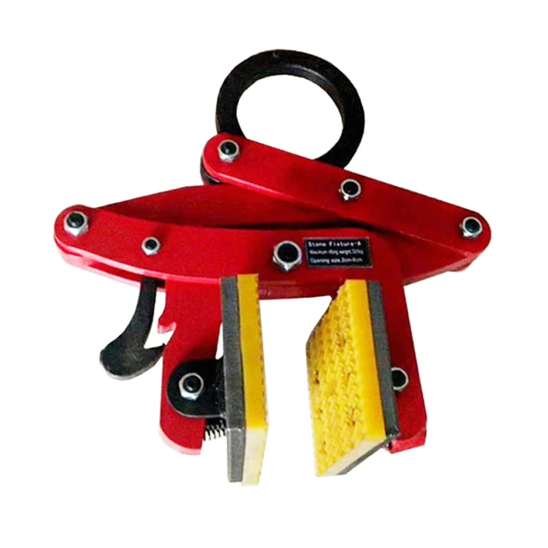 A type 320KG Marble Stone Glass Vertical Lifting Clamp Stone Lifting Industrial Grade 2-6CM Opening Size