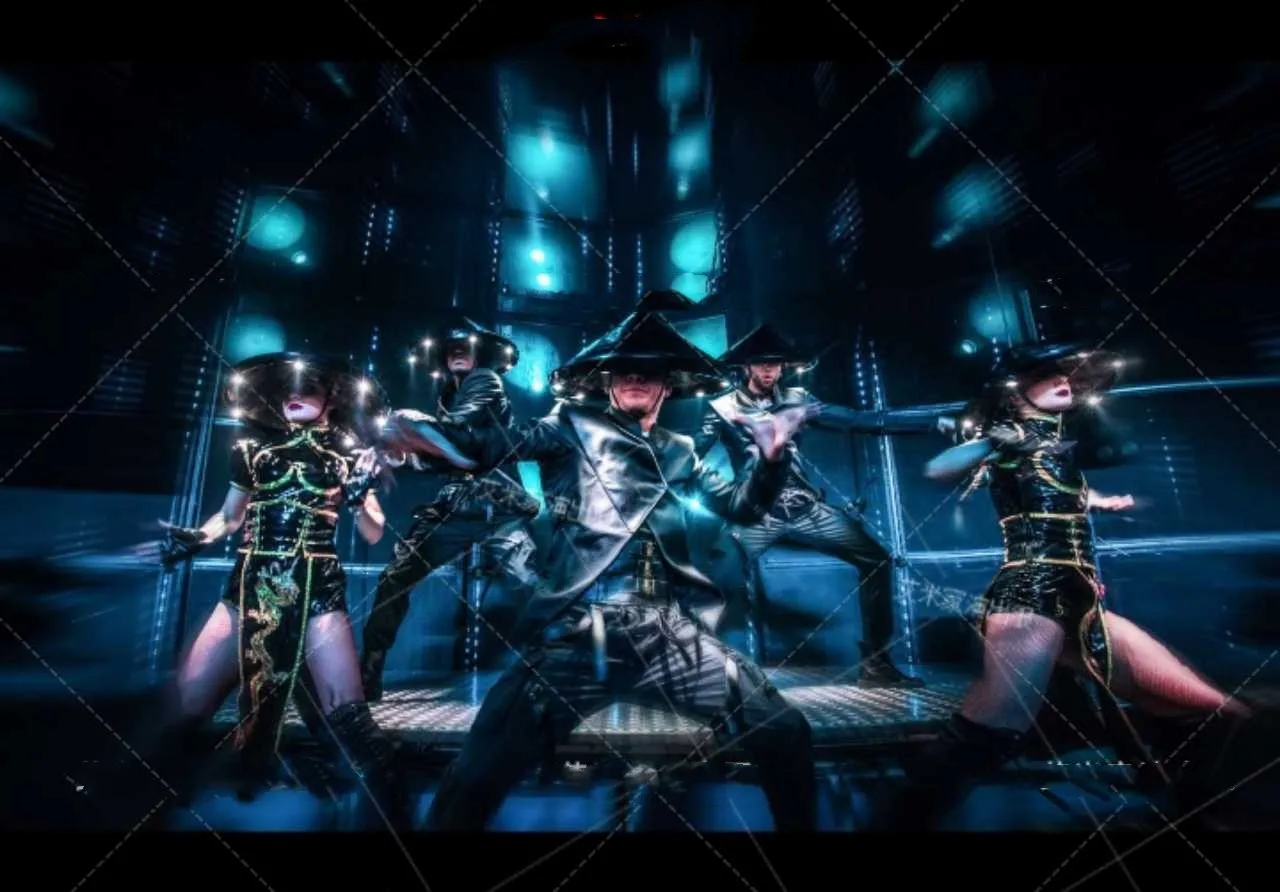 Приходите на картинку модель китайского дракона светящаяся шляпа убийцы