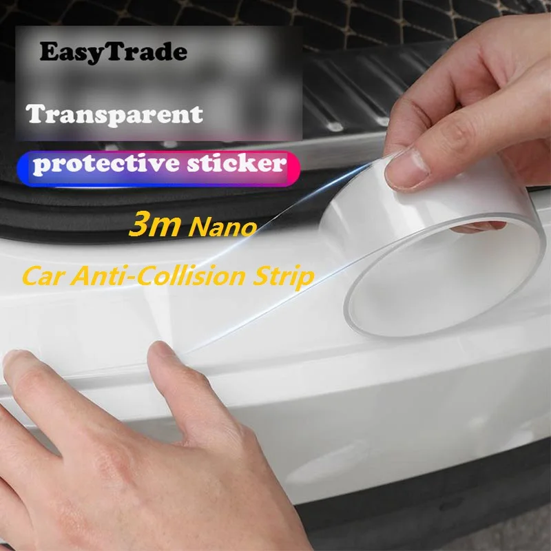 

Car Anti-Collision Strip Nano Scratch proof Tape Auto Transparent Threshold Film Door Edge Trim Protective Car Sticker Universal
