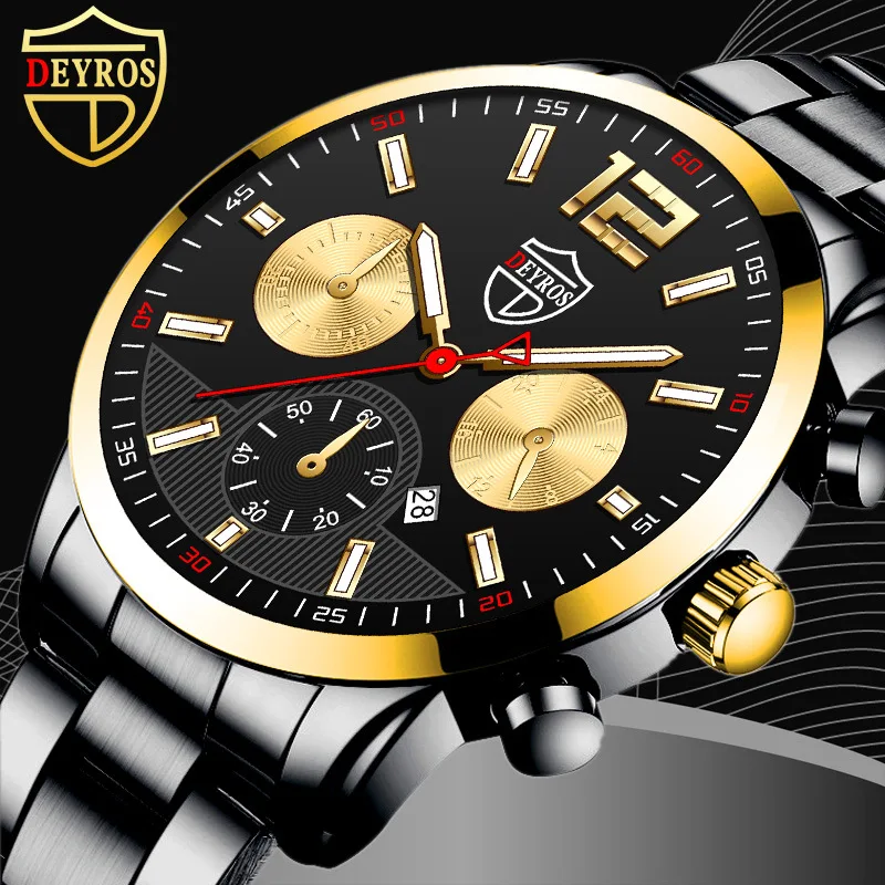 

Новинка 2022, мужские часы, модные часы из нержавеющей стали с календарем, роскошные мужские светящиеся кварцевые наручные часы, мужские часы, мужские часы