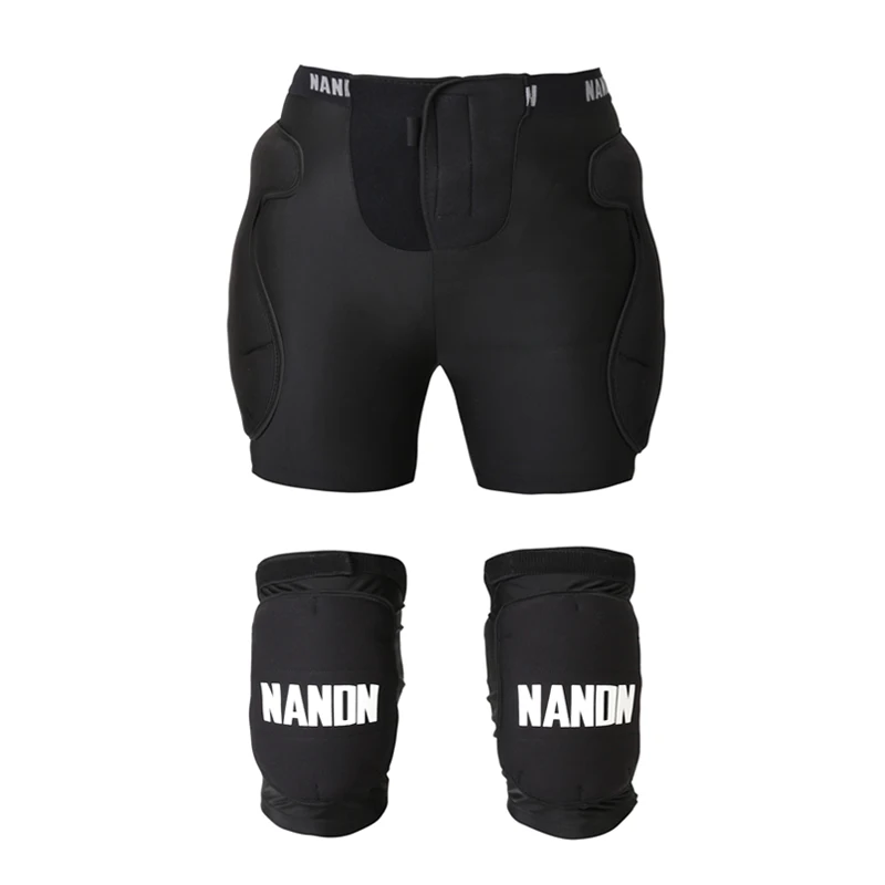 Регулируемые спортивные шорты NANDN для взрослых защита сноуборда наколенники