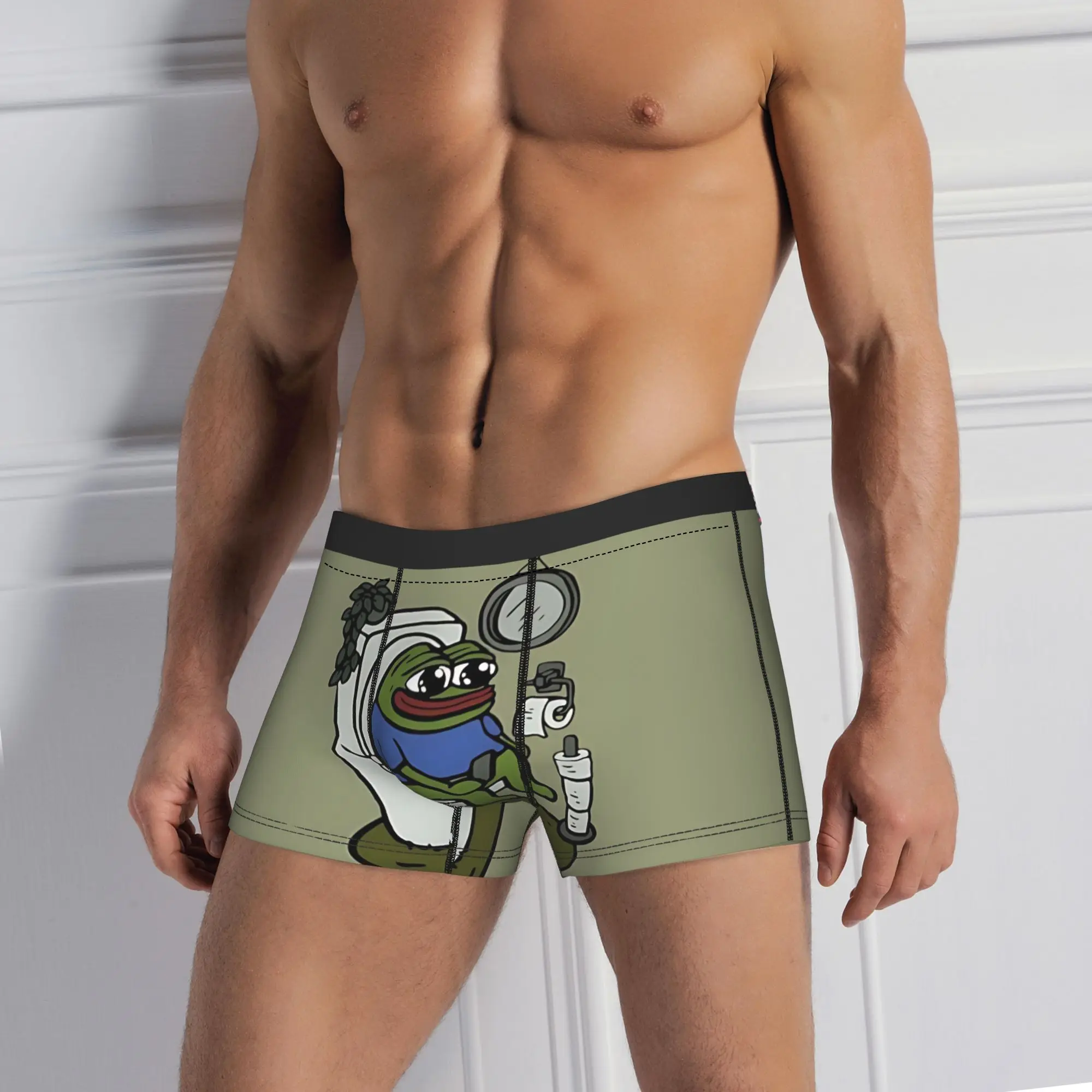 Фото 1 шт. P-Pepes Angry Underpants, дышащие трусы, мужское нижнее белье, вентилируемые шорты №4